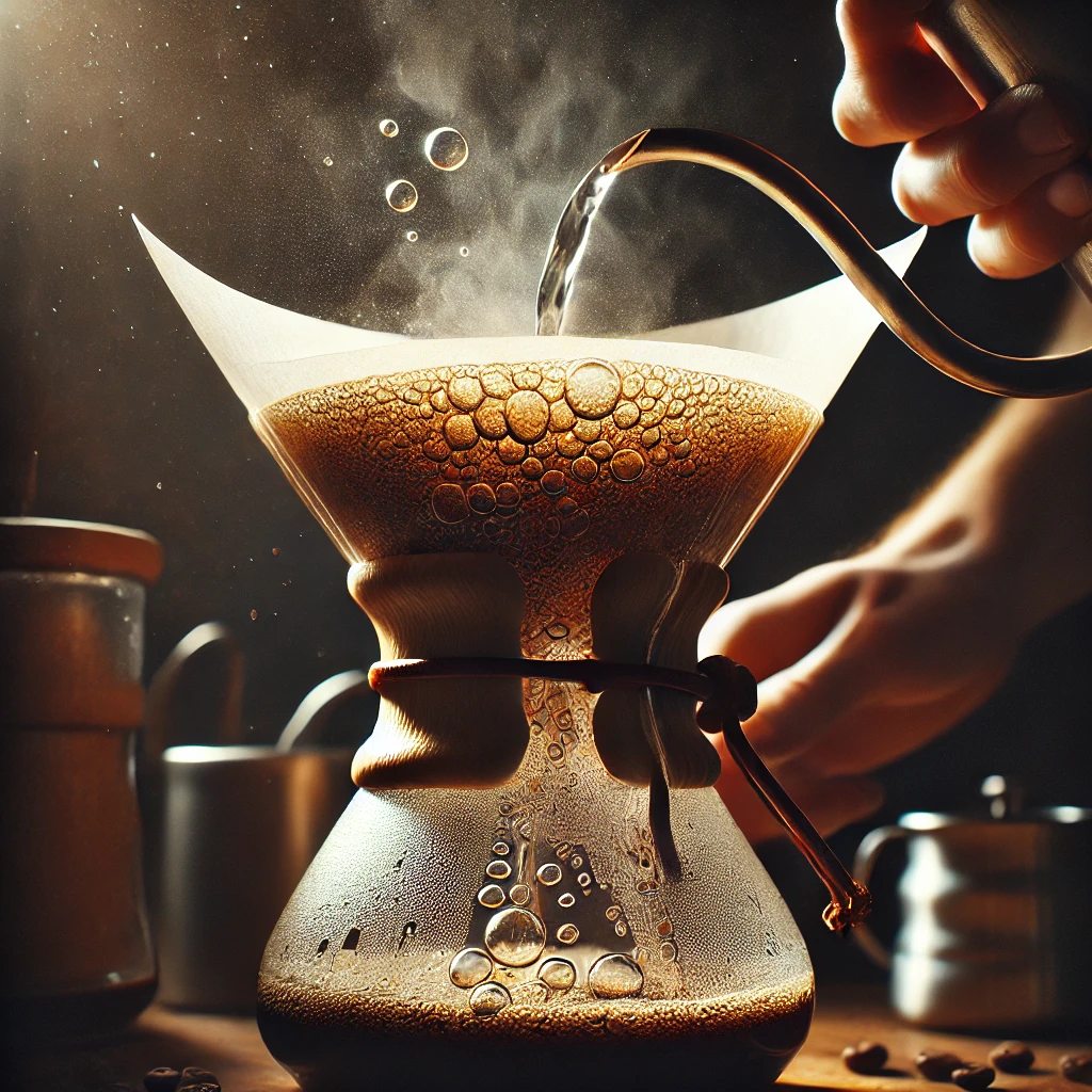 Coffee brewing process