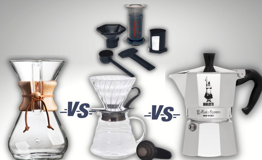 Chemex vs V60 vs AeroPress: Complete Pour Over Coffee Comparison Guide 2026