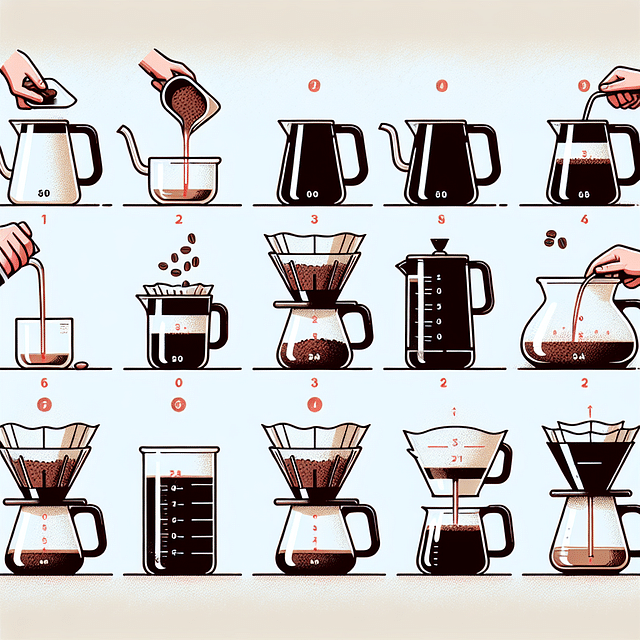 consistent pour over coffee technique