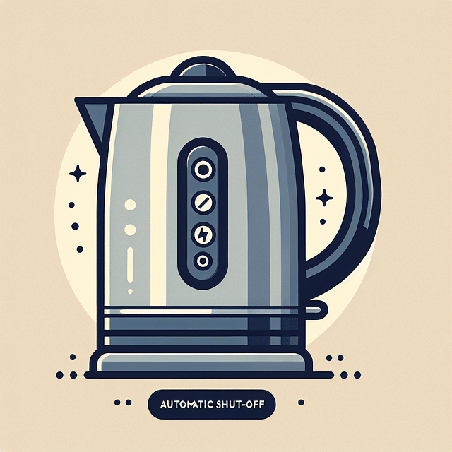 electric kettle with automatic shut-off feature