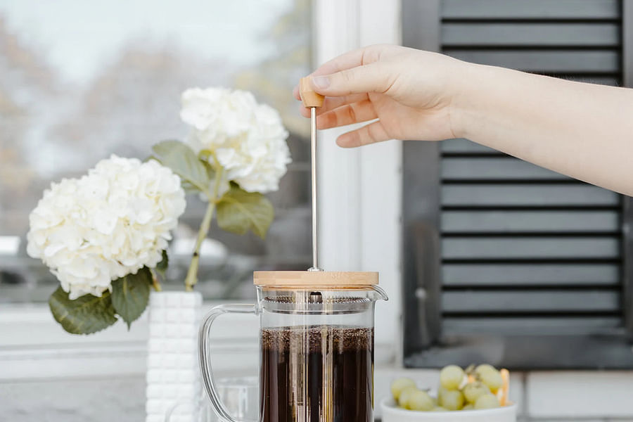 French Press coffee cup