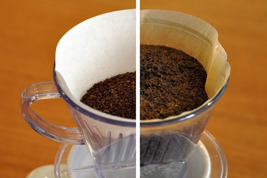 pour over brewing process