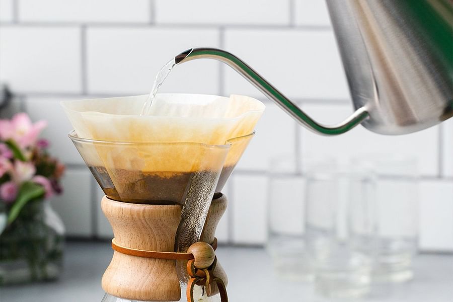 Chemex brewed coffee