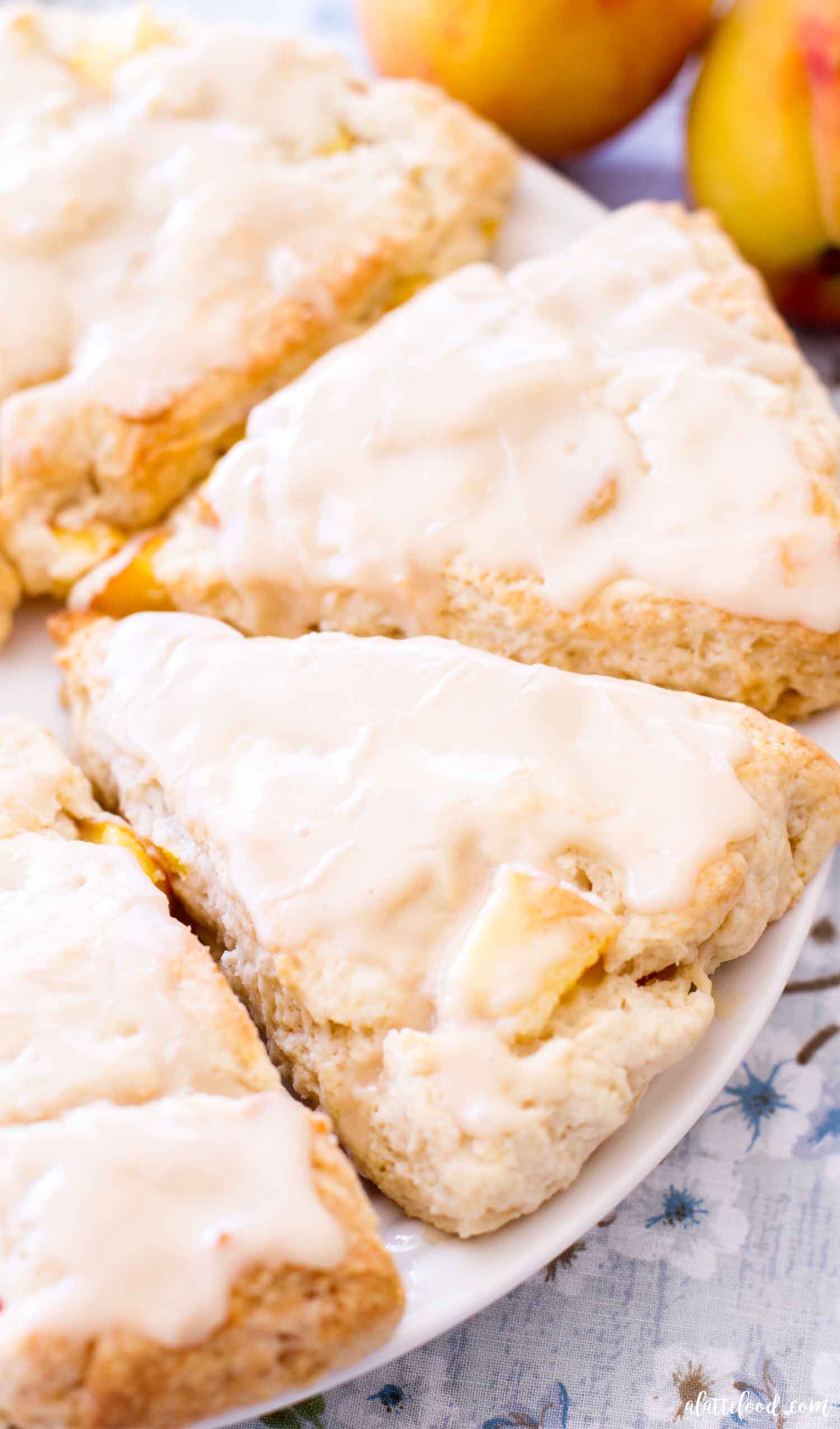 peach scone breakfast