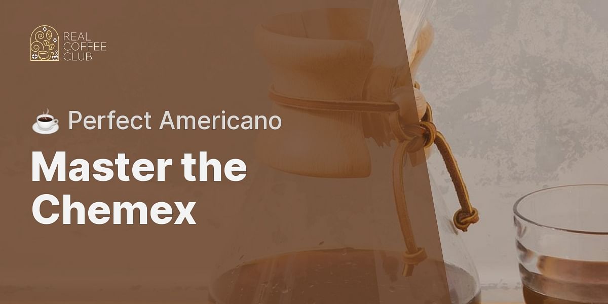 How to make an Americano using the Chemex pourover method?