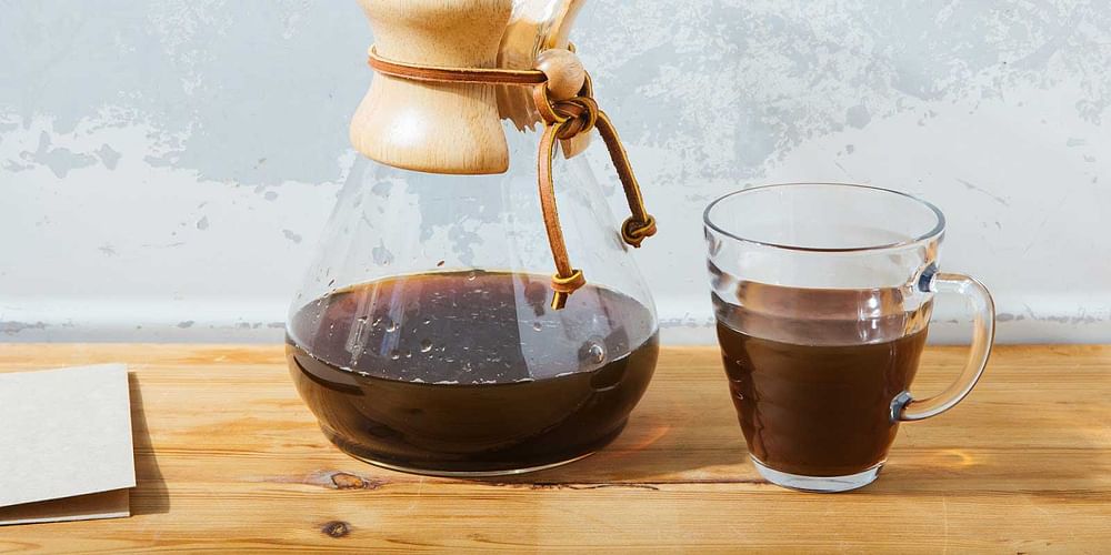 How to make an Americano using the Chemex pourover method?