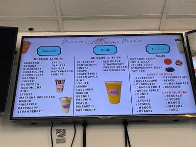 ABC Boba Tea & Smoothie