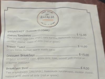 Alcalde Cruizen Cuisine