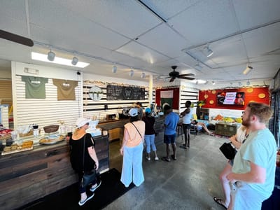 Alif Cafe on the Lake George Beach