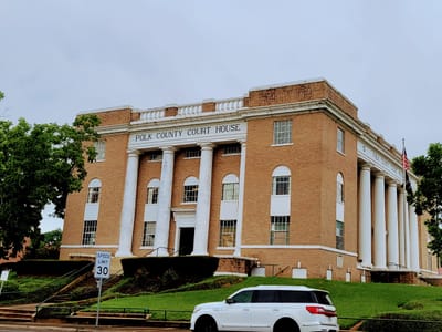 Alma's Courthouse Whistle Stop