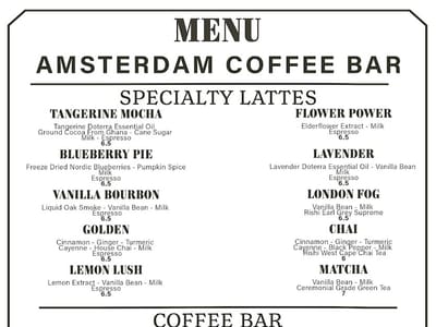 Amsterdam Coffee Bar