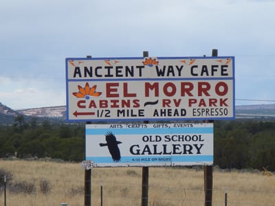 Ancient Way Cafe, El Morro RV Park & Cabins
