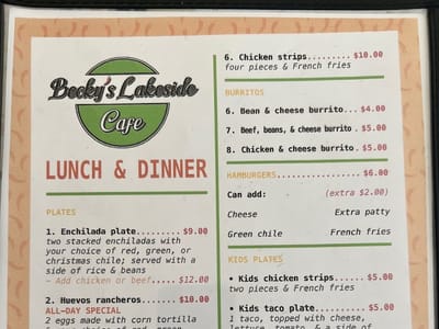 Becky's Lakeside Cafe