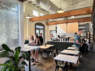 Black & White Coffee, at Videri Chocolate Factory