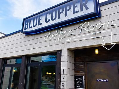 Blue Copper Coffee Room