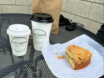 Blue Copper Coffee Room