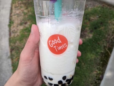 Boba Beehive inside the Asian market