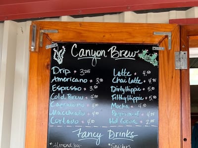 Canyon Brew Coffee at Far Flung Outdoor Center