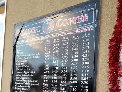 Classic Coffee Drive-Thru Espresso & Cafe