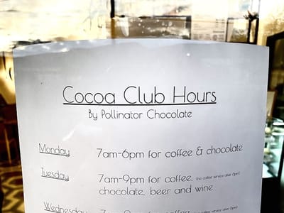 Cocoa Club by Pollinator Chocolate
