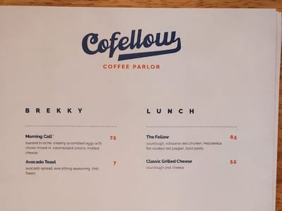 Cofellow Coffee Parlor