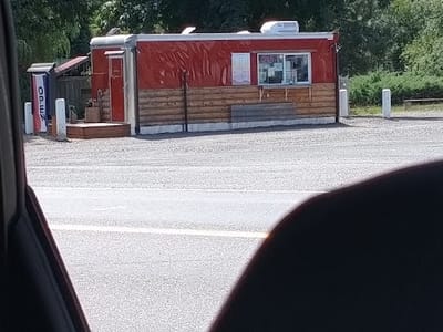 Coffee and Burrito stand Chevron