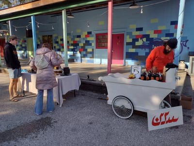 Coffee and pastry pop-up