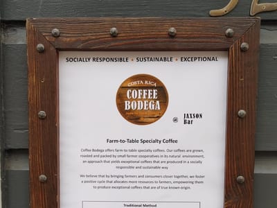 Coffee Bodega Farm-to-Table