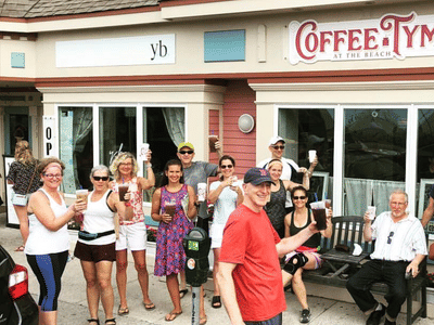 Coffee Tyme At The Beach