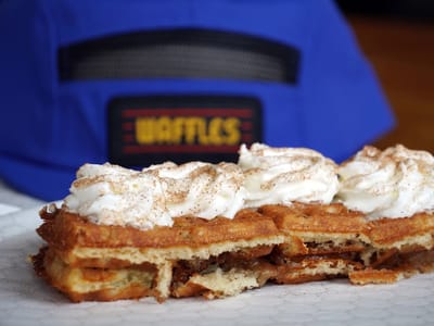 Corbet's Cabin Top of the World Waffles