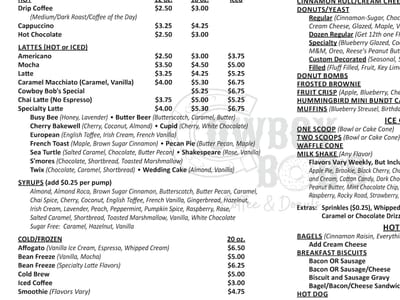 Cowboy Bob's Coffee and Donuts