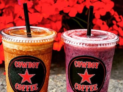 Cowboy Coffee at the Coffee Barn