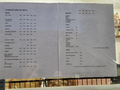 Creekside Coffee Bar