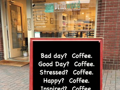 Driftwood. A Coastal Coffee House.