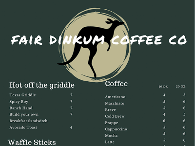 Fair Dinkum Coffee Shop