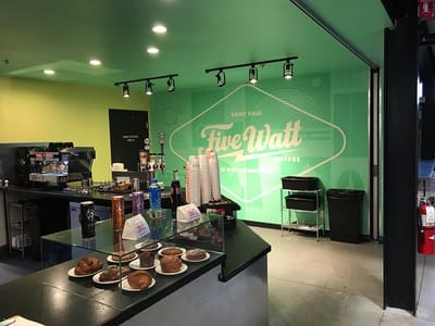 Five Watt Coffee, Keg and Case W 7th Market