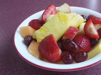 Fruition Cafe - Grilled Paninis, home made salads, and fruit.Vege, juice with power up Smoothies