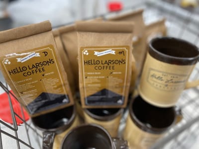 Hello Larsons Coffee Roastery & Drive Thru