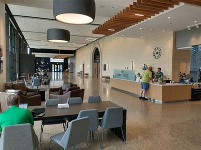 HOPE Coffee DTS (inside the Bailey Student Center and Chafer Chapel)