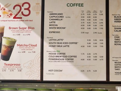 Infusion Coffee & Tea - DEDEDO Payless