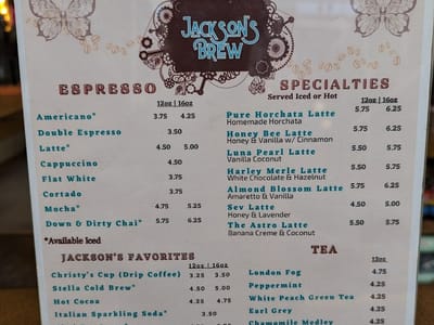Jackson's Brew Coffee CO.
