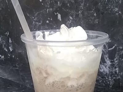 Java James beans in a cup