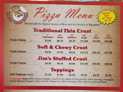 Jim's Pizza Calumet
