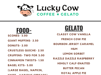 Lucky Cow Coffee and Gelato
