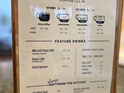 Milk and Honey Coffee Co.