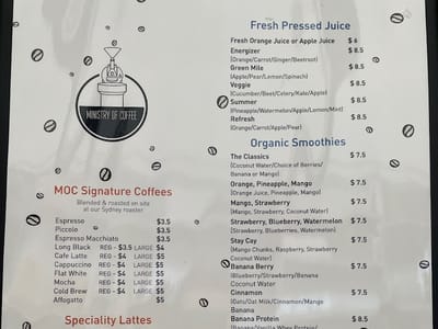 Ministry of Coffee - DTLA