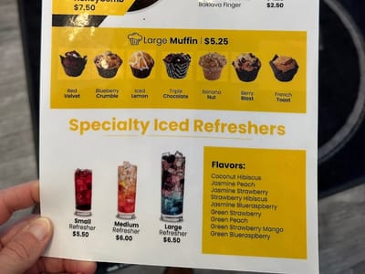 MOTW Coffee and Pastries