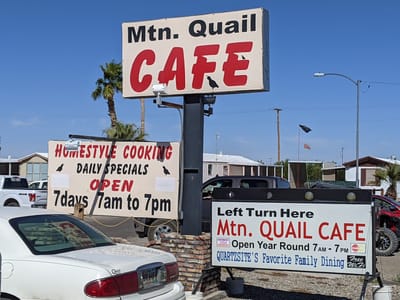 Mountain Quail Cafe