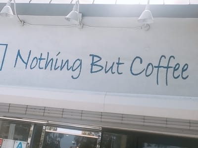 nothing but coffee