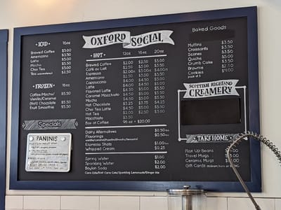 Oxford Social Cafe
